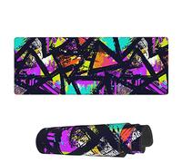 Gaming Mouse Mat Abstract Geometric Triangles Large Mouse Pads Durable Desk Pad, For Office, Laptop, Home, 80x30cm