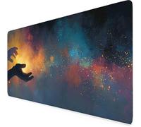 Gaming Mouse Mat Color Mouse Pad Hand Desk Mat Large 100 x 50cm Protector Desk Pad Non-Slip Rubber Base with Stitched Edges, for Computer, PC, Laptop, Work, Home Office (Color,Hand 1000x500x3mm) g2741
