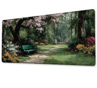 Gaming Mouse Mat Desk Office Mouse Pad Large Size 700x400 XXL Extended Comfortable Mousepa, With Non-Slip Rubber Water-Resistant Surface Improved Precision and Speed Desk Mat，for Male Gift Park zj-740