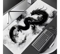 Gaming Mouse Mat Dragon Animal, Large mouse Pad 1500x800mm Thickness 2MM, Improved Precision and Speed, Non-Slip Base Mousepad with Stitched Edges for Gaming, Office & Home