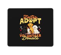 Gaming Mouse Mat Foster Adopt Volunteer Donate Writing Mat Soft Durable Computer Mouse Mat, For Travel, Office, Laptop, Computer, 25x30cm