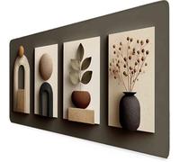 Gaming Mouse Mat Grey Mouse Pad Modern Desk Mat Large 90 x 40cm Protector Desk Pad Non-Slip Rubber Base with Stitched Edges, for Computer, PC, Laptop, Work, Home Office (Grey,Modern 900x400x3mm) o4945