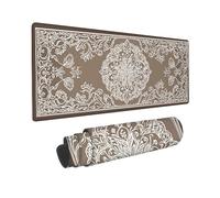 Gaming Mouse mat/Large Mouse Pad 1200 x 400 x 3mm | XXL Desk Mat | Improved Precision and Speed | Rubber Base for Stable Grip on Smooth Surfaces | Table Pad, 120 x 40cm (Mancharo Flowers) z-527