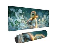 Gaming Mouse mat/Large Mouse Pad 1200 x 400 x 3mm | XXL Desk Mat | Improved Precision and Speed | Rubber Base for Stable Grip on Smooth Surfaces | Table Pad, 120 x 40cm (Animals Ducks) z-180