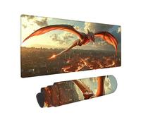 Gaming Mouse mat/Large Mouse Pad 1200 x 400 x 3mm | XXL Mousepad | Desk Mat | Improved Precision and Speed | Rubber Base for Stable Grip on Smooth Surfaces | Table Pad, 120 x 40cm (Dinosaur) z-487