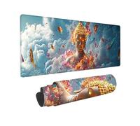 Gaming Mouse mat/Large Mouse Pad 1200 x 400 x 3mm | XXL Mousepad | Desk Mat | Improved Precision and Speed | Rubber Base for Stable Grip on Smooth Surfaces | Table Pad, 120 x 40cm (Zen) z-76