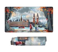 Gaming Mouse mat / Large Mouse Pad 1200 x 600 x 3mm| XXL Mousepad | Desk Mat | Improved Precision and Speed | Rubber Base for Stable Grip on Smooth Surfaces, 120 x 60cm (The Big Ben In London) d-545