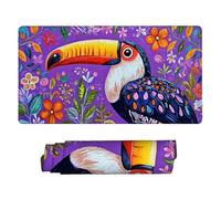 Gaming Mouse mat / Large Mouse Pad 1200 x 600 x 3mm| XXL Mousepad | Desk Mat | Improved Precision and Speed | Rubber Base for Stable Grip on Smooth Surfaces | Table Pad, 120 x 60cm (Toucan) d-118