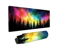 Gaming Mouse mat / Large Mouse Pad 1400 x 600 x 3mm | XXL Desk Mat | Improved Precision and Speed | Rubber Base for Stable Grip on Smooth Surfaces | Table Pad, 140 x 60cm (Starry Sky Tree) z-838