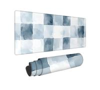 Gaming Mouse mat / Large Mouse Pad 1400 x 600 x 3mm | XXL Desk Mat | Improved Precision and Speed | Rubber Base for Stable Grip on Smooth Surfaces | Table Pad, 140 x 60cm (Simplicity Grid) z-427