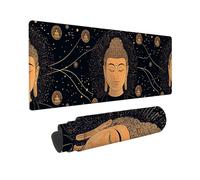 Gaming Mouse mat / Large Mouse Pad 1400 x 600 x 3mm | XXL Mousepad | Desk Mat | Improved Precision and Speed | Rubber Base for Stable Grip on Smooth Surfaces | Table Pad, 140 x 60cm (Carving Zen) z115