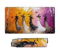 Gaming Mouse mat/Large Mouse Pad 500 x 250 x 3mm| XXL Mousepad | Desk Mat | Improved Precision and Speed | Rubber Base for Stable Grip on Smooth Surfaces, 50 x 25cm (The Forest Witch) d-759