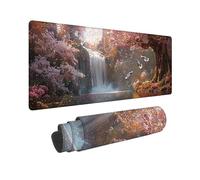 Gaming Mouse mat/Large Mouse Pad 700 x 300 x 3mm | XXL Mousepad | Desk Mat | Improved Precision and Speed | Rubber Base for Stable Grip on Smooth Surfaces | Gifts, 70 x 30cm (Waterfall Scenery) h633