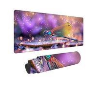 Gaming Mouse mat/Large Mouse Pad 700 x 300 x 3mm | XXL Mousepad | Desk Mat | Improved Precision and Speed | Rubber Base for Stable Grip on Smooth Surfaces | Gifts, 70 x 30cm (Dragonfly Insects) h648