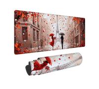 Gaming Mouse mat / Large Mouse Pad 700 x 300 x 3mm | XXL Mousepad | Desk Mat | Improved Precision and Speed | Rubber Base for Stable Grip on Smooth Surfaces, 70 x 30cm (Street View Couple) h-428