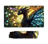 Gaming Mouse mat/Large Mouse Pad 700 x 400 x 3mm| XXL Mousepad | Desk Mat | Improved Precision and Speed | Rubber Base for Stable Grip on Smooth Surfaces | Table Pad, 70 x 40cm (Animal Dragon) d-170