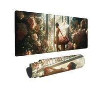 Gaming Mouse mat / Large Mouse Pad 800 x 300 x 3mm | XXL Mousepad | Desk Mat | Improved Precision and Speed | Rubber Base for Stable Grip on Smooth Surfaces | Table Pad, 80 x 30cm (Elf Mushroom) z-441