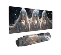 Gaming Mouse mat/Large Mouse Pad 800 x 300 x 3mm | XXL Mousepad | Desk Mat | Improved Precision and Speed | Rubber Base for Stable Grip on Smooth Surfaces | Table Pad, 80 x 30cm (Elf Fairy) z-442