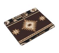 Gaming Mouse Mat Native Southwest American Aztec Navajo Pattern Writing Mat Durable Small Computer Mouse Mat, For Desk, Work, Office, Laptop, 25x30cm