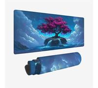 Gaming Mouse Mat Tree Large Mouse Pad 1000x500x3mm, Fantasy Desk Mat with Stitched Edges, Waterproof Extended Washable Desk Pad with Non-Slip Rubber Base, Gaming Accessories for PC, Laptop, Model 319