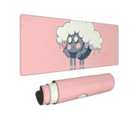 Gaming Mouse Mat XXL 1400x600mm Mouse Pad XXL Cute Elephant Mousepad Large Laptop Keyboard Mousemat with Slip Rubber Base and Stitched Edges, Improved Precision and Speed, for Office Gaming, P9249