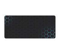 Gaming Mouse Mat XXL 400 x 900 x 2 mm, Large Desk Mat with Honeycomb Pattern, Non-Slip Backing, Washable Rubber Material, Fine Stitched Edges, Mouse Mat for PC Gaming and Office