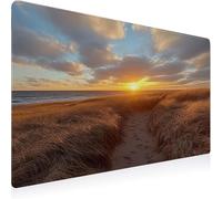 Gaming Mouse Mat XXL Mouse Pad 1200x600x3mm Brown Desk Mat Chaoyang Mousepad with Waterproof and Non-Slip, Smooth Surface Improve Accuracy and Speed, for Game, Office, Desk Accessories for Men D1-117