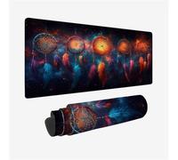Gaming Mouse Pad 1000 x 500 x 3mm Large Mouse Mat Dream Catcher Mousepad abstract Pattern with Stitched Edges and Non-Slip Rubber Base, Gaming Accessories for Improve Accuracy Speed, Gifts,Model302