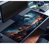 Gaming Mouse Pad 1000x500x2 mm Large Mouse Mat XXL Mousepad XL Extended Desk Mat with Non-Slip Base and Stitched Edge for Office/Gaming (Fantasy Landscape)