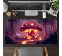 Gaming Mouse Pad 1000x500x2 mm Large Mouse Mat XXL Mousepad XL Extended Desk Mat with Non-Slip Base and Stitched Edge for Office/Gaming (Fantasy Mushroom)