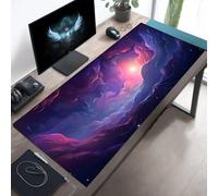 Gaming Mouse Pad 1000x500x3 mm Large Mouse Mat XXL Mousepad XL Extended Desk Mat with Non-Slip Base and Stitched Edge for Office/Gaming (Fantasy Landscape)
