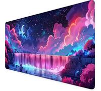 Gaming Mouse Pad 1000x500x3mm, Color Mouse Mat Cloud Mousepad Gaming With Stitched Edge, Waterproof Large Desk Pad, Soft Smooth Surface Keyboard Mat for Computer Office Desk Accessories for Men a8-616