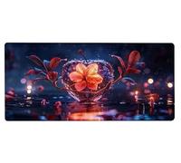 Gaming Mouse Pad 1200x600x3mm XXL Mouse Mat Large Fruit Gaming Mat Flower, Extended Waterproof Mousepad with Non-Slip Rubber Base, Improved Precision and Speed for Gifts for Men, PC Decor F-MY34