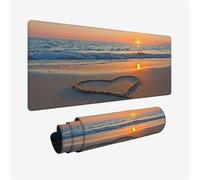 Gaming Mouse Pad 120x60cm Large Mouse Mat Beach Desk Mat, Mousepad Landscape Mousemat with Stitched Edges, Gaming Mats with Water Resist Surface, Improved Precision and Speed, Desk Accessories H2-904