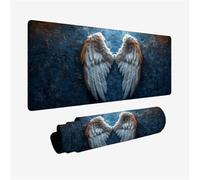 Gaming Mouse Pad 120x60cm Large Mouse Mat Beige Desk Mat, Mousepad Wing Mousemat with Stitched Edges, Gaming Mats with Water Resist Surface, Improved Precision and Speed, Desk Accessories H2-948