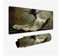 Gaming Mouse Pad 120x60cm Large Mouse Mat Woman Desk Mat, Mousepad Ballet Mousemat with Stitched Edges, Gaming Mats with Water Resist Surface, Improved Precision and Speed, Desk Accessories H2-894