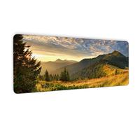 Gaming Mouse Pad 12x31.5in Autumn Computer Mousepad for Gamer Office & Home Seamed Edges and Keyboard Full Mousepad Thick Extended Large Non-Slip Base Desk Pad Mat