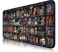 Gaming Mouse Pad 12x31.5in Dark Academia Mousepad Mystical Green Plant Computer Laptop Keyboard and top Decor for Women Girl Office Extended Large Non-Slip Base Desk Pad Mat