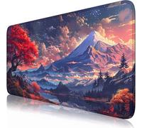 Gaming Mouse Pad 12x31.5in Dark Academia Mousepad Mystical Green Plant Computer Laptop Keyboard and top Decor for Women Girl Office Extended Large Non-Slip Base Desk Pad Mat