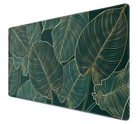 Gaming Mouse Pad 12x31.5in Fluid Pattern inch Computer Keyboard Full Mousepad for Office Home Extended Large Non-Slip Base Desk Pad Mat