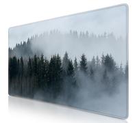 Gaming Mouse Pad 12x31.5in Fluid Pattern inch Computer Keyboard Full Mousepad for Office Home Extended Large Non-Slip Base Desk Pad Mat