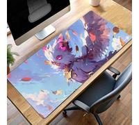 Gaming Mouse Pad, 1400x600x3 mm XXL Mouse Mat Bird, Large Mousepad Blue Extended Gaming Mats for, Non-Slip Rubber Base keyboard, Stitched Edges Office Accessories for Office PjY11493 E-B