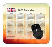 Gaming Mouse Pad 2025 Year Calendar,Droplet Surface Light Gaming Mouse Pad