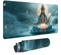 Gaming Mouse Pad 23.6 x 11.8 inch XXL Mouse Mat Religion Non-slip Desk Mat,Mousepad with Stitched Edges,Waterproof Mousemat,Large Mousepad for PC,Gaming,Home,Office (600 x 300 mm Landscape)-dd1694