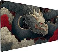 Gaming Mouse Pad 23.6x11.8x0.12 inch Large Mouse Mat Dragon Mousepad Large Animal, Extended Waterproof Mousepad with Non-Slip Rubber Base, Improved Precision and Speed for Gaming Accessories G-2L25