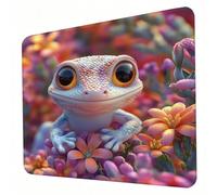Gaming Mouse Pad 290 x 240 x 3mm Dream Mouse Mat, Optimised for Gaming Sensors, Moderate Surface Friction, Non-Slip and Stitched Edg Mousepad lizard, Mac and PC Gaming Accessories, Gifts J0-813