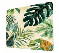 Gaming Mouse Pad 290 x 240 x 3mm Retro Mouse Mat, Optimised for Gaming Sensors, Moderate Surface Friction, Non-Slip and Stitched Edg Mousepad Plant, Mac and PC Gaming Accessories, Gifts for Men J0-303
