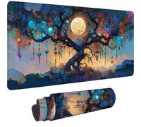 Gaming Mouse Pad 31.5 x 15.7 inch XXL Mouse Mat Tree Of Life Non-slip Desk Mat,Mousepad with Stitched Edges,Waterproof Mousemat,Large Mousepad for PC,Gaming,Home,Office (800 x 400 mm Landscape)-dd1796