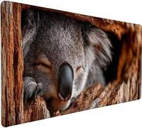 Gaming Mouse Pad 35.4x15.7x0.12 inch Large Mouse Mat Animal Mousepad Large Koala, Extended Waterproof Mousepad with Non-Slip Rubber Base, Improved Precision and Speed for Gaming Accessories T-T756