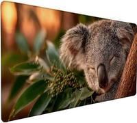 Gaming Mouse Pad 39.4x19.7x0.12 inch Large Mouse Mat Koala Mousepad Large Animal, Extended Waterproof Mousepad with Non-Slip Rubber Base, Improved Precision and Speed for Gaming Accessories 2-5863
